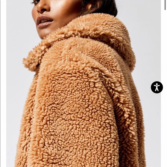 CARBON38 Teddy Camel Fur Jacket - Picture 4 of 5